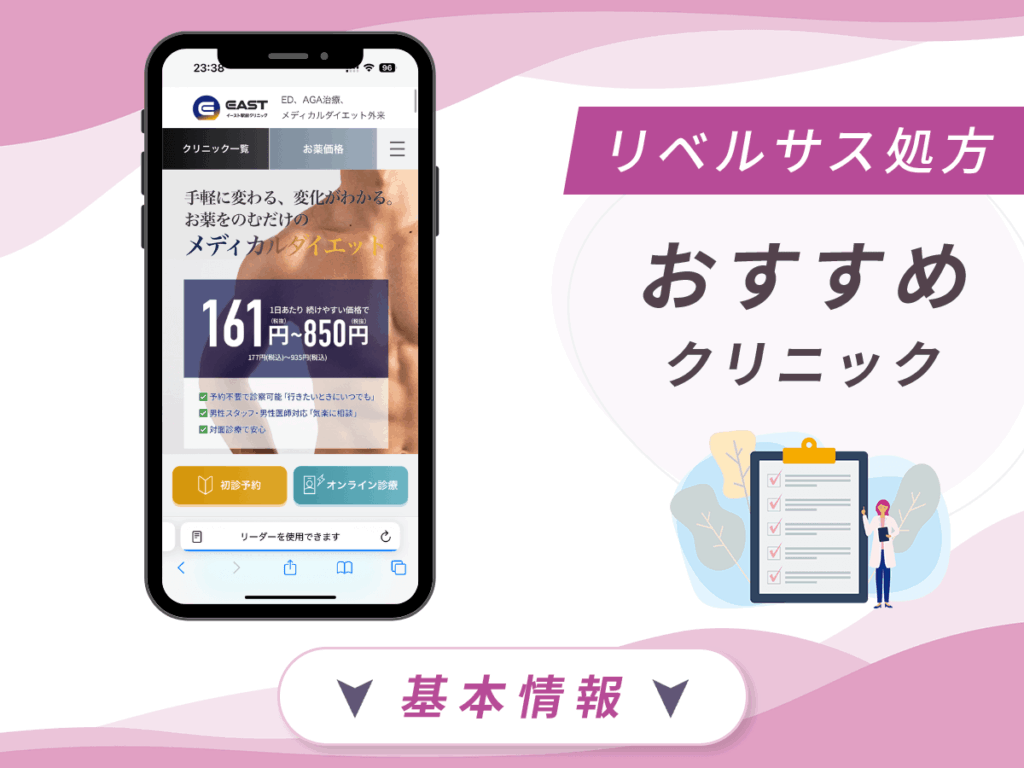 名古屋でリベルサスの値段が安いクリニック：イースト駅前クリニック名古屋院
