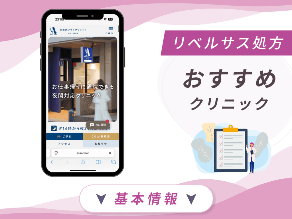 大阪でリベルサスが安いクリニック:北新地アサイクリニック